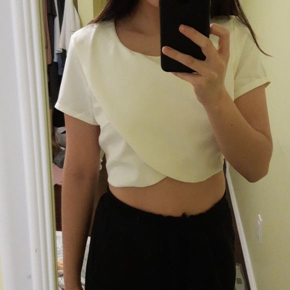 TOBI white crop top - Picture 4 of 5